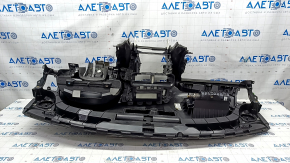 Torpedo front panel with AIRBAG Audi Q5 8R 09-17 black with gray insert, Bang and Olufsen