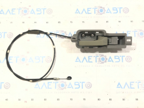 Rear seat folding lever left Honda CRV 12-16 gray, with cable