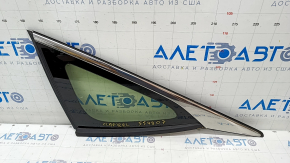 Window blind glass rear left Honda Clarity 18-21 usa with chrome, scratches, tear