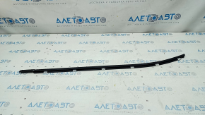 Molding door-glass central rear left Hyundai Elantra AD 17-18 black, micro-cracks