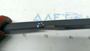 Molding door-glass central rear left Hyundai Elantra AD 17-18 black, micro-cracks
