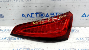 Right headlight Audi Q5 8R 13-17 rest, fogged up