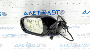 Side mirror left Audi Q5 8R 09-17 15 + 2 pins, BSM, auto-dimming, auto-folding, swivel, heating, backlight, black, scratch