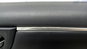 Door trim card rear right Honda Clarity 18-21 usa black, leather insert, scratches, chrome used