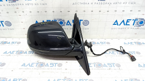 Side mirror right Audi Q5 8R 09-17 15 + 2 pins, BSM, auto folding, auto dimming, turn signal, heating, backlight, black, scratch