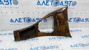 Center console trim wood BMW 335i e92 07-13 broken mount, missing body fragment