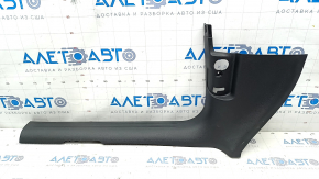 Door sill trim inner front left Audi Q5 8R 09-17 black, scratches