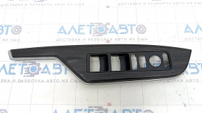 Front left window lift control trim Honda Clarity 18-21 usa ebony, scratch, coating swelled