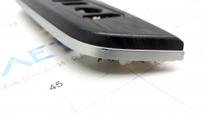 Front left window lift control trim Honda Clarity 18-21 usa ebony, scratch, coating swelled