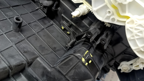 The bare heater body of Ford Explorer 20 - the body is broken, the fasteners are broken