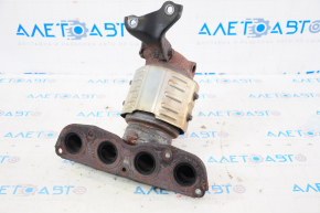 Exhaust manifold with catalytic converter Hyundai Elantra UD 11-16 bolt and thread torn off