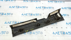 Door sill trim front right Kia Sorento 10-15 black, worn