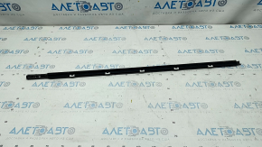 Molding door-glass central front left Hyundai Elantra AD 17-18 black, cracks