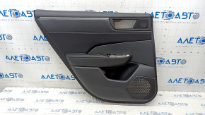 Door trim card rear left Honda Clarity 18-21 usa black, leather insert