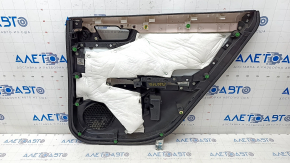 Door trim card rear left Honda Clarity 18-21 usa black, leather insert