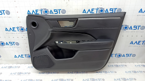 Door trim card front right Honda Clarity 18-21 usa black, leather insert