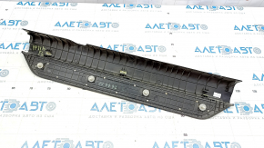 Door sill trim front left Hyundai Sonata 11-15 black, with chrome trim, worn, broken fastening