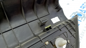 Door sill trim front left Hyundai Sonata 11-15 black, with chrome trim, worn, broken fastening