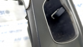 Center console trim cup holders Honda Accord 18-19 type 2, gray, worn
