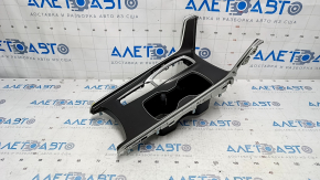 Center console trim cup holders Honda Accord 18-22 gray, worn