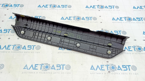 Door sill trim front right Hyundai Sonata 11-15 black, scratch, broken fasteners