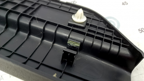 Door sill trim front right Hyundai Sonata 11-15 black, scratch, broken fasteners
