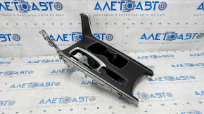 Center console trim cup holders Honda Accord 18-22 gray, scratches