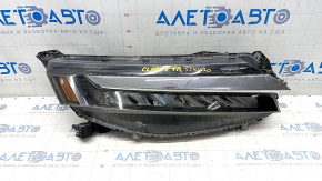 Headlight front right complete Honda Clarity 18-19 usa LED, sand