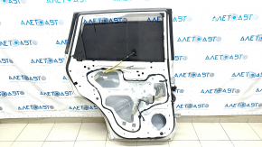 Door assembly rear left Nissan Rogue 14-20 white QAK, butt