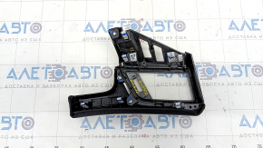 Front panel trim left lower Honda Clarity 18-21 usa, black leather, scratch