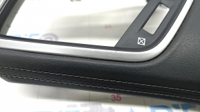 Front panel trim left lower Honda Clarity 18-21 usa, black leather, scratch