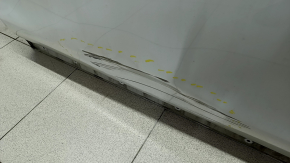 Bare front right door Nissan Rogue 14-20 white QAK, dented