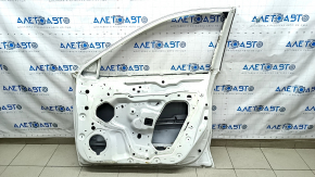 Bare front right door Nissan Rogue 14-20 white QAK, dented