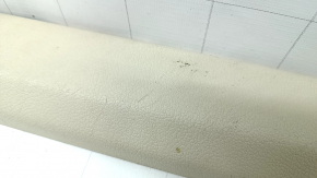 Front right threshold trim VW Tiguan 09-17 beige, worn, crack in fastening