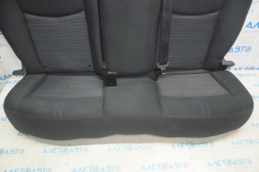 Rear row of seats 2nd row Nissan Leaf 18-22 black cloth, torn, broken folding lever