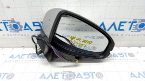 Side mirror right Honda Clarity 18-21 usa camera, 11 pins, silver
