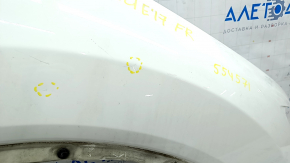 Front right wing Nissan Rogue 14-20 white QAK, pokes
