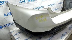 Bare rear bumper Nissan Rogue 17 - white, scratches