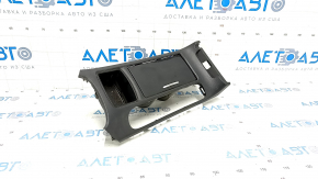 Center console trim with cup holders Mazda 6 13-15 abrasions, broken mount