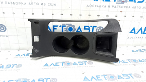 Central console cup holders Mazda 3 14-15 BM black, broken crepe, scratch