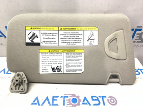 Left visor Nissan Rogue 14-20 without backlight gray, without hook