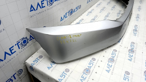 Bumper front bare center Honda Clarity 18-21 usa, silver NH-704M, scratch, broken fasteners, dents