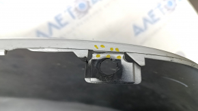 Bumper front bare center Honda Clarity 18-21 usa, silver NH-704M, scratch, broken fasteners, dents