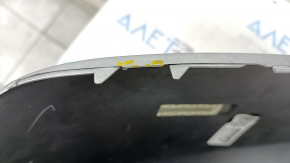 Bumper front bare center Honda Clarity 18-21 usa, silver NH-704M, scratch, broken fasteners, dents