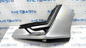 Front bumper bare left side Honda Clarity 18-21 usa, silver, scratches