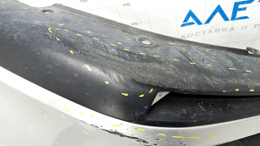 Front bumper bare left side Honda Clarity 18-21 usa, silver, scratches