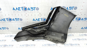 Front bumper bare right side Honda Clarity 18-21 usa, silver, broken fasteners, scratches