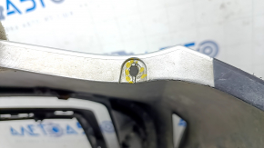 Front bumper bare right side Honda Clarity 18-21 usa, silver, broken fasteners, scratches