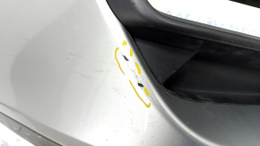 Front bumper bare right side Honda Clarity 18-21 usa, silver, broken fasteners, scratches