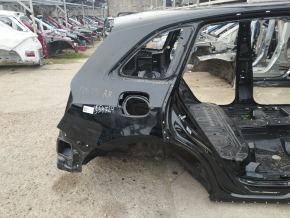 Quarter wing rear right Audi Q5 8R 09-17 on the body, black, pokes